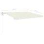 Automatische Markise mit LED-Windsensor Creme 450x350 cm von vidaXL, Markisen - Ref: Foro24-3069012, Preis: 688,04 €, Rabatt: %