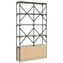 Estantería madera ingeniería y metal roble Sonoma 100x26x180 cm by , Bookcases and shelves - Ref: Foro24-845427, Price: 118,9...