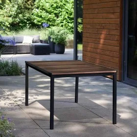 Mesa Keter Signature Porto 160 cm - Madera de fresno y acero negro von , Gartentische - Ref: Foro24-447624, Preis: 191,68 €, ...
