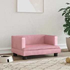 Cama para perros de terciopelo rosa 60x40x30 cm von , Betten für Hunde - Ref: Foro24-171909, Preis: 57,70 €, Rabatt: %