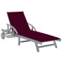 Tumbona de jardín con cojín madera maciza de acacia von , Liegen - Ref: Foro24-3061338, Preis: 203,20 €, Rabatt: %