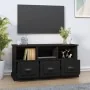 Mueble de TV madera contrachapada negro 100x35x50 cm von , TV-Möbel - Ref: Foro24-816289, Preis: 85,92 €, Rabatt: %