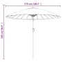 Sombrilla de jardín con palo de aluminio terracota 270 cm by , Umbrellas - Ref: Foro24-47309, Price: 79,96 €, Discount: %