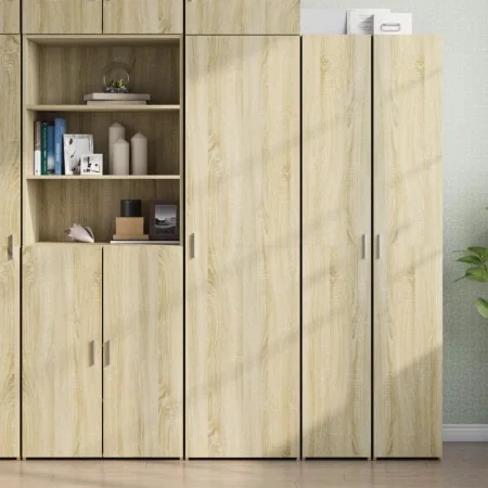 Aparador de madera de ingeniería roble Sonoma 50x42,5x185 cm von , Sideboards - Ref: Foro24-3281415, Preis: 176,93 €, Rabatt: %