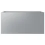 Jardinera de acero galvanizado plateado 62x30x29 cm von , Töpfe und Pflanzgefäße - Ref: Foro24-841594, Preis: 38,07 €, Rabatt: %