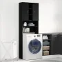 Mueble para lavadora roble negro 64x25,5x190 cm | Foro24.es | Tu tienda online para hogar, jardín y más Foro24.es