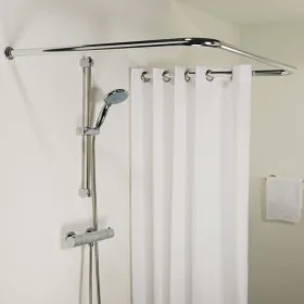 Sealskin Chrome Combi Shower Curtain Rod by Sealskin, shower bars - Ref: Foro24-436885, Price: 34,62 €, Discount: %