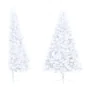 Half Christmas tree with lights and balls white 240 cm by vidaXL, Christmas trees - Ref: Foro24-3077486, Price: 74,35 €, Disc...