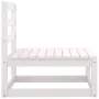 3-piece garden lounge set white solid pine wood by vidaXL, Garden sets - Ref: Foro24-3075235, Price: 137,24 €, Discount: %