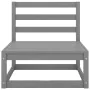 Garden furniture 7 pieces gray solid pine wood by vidaXL, Garden sets - Ref: Foro24-3075591, Price: 328,59 €, Discount: %