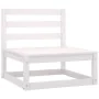 7-piece garden lounge set white solid pine wood by vidaXL, Garden sets - Ref: Foro24-3075335, Price: 322,15 €, Discount: %