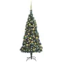 Artificial Christmas tree with LEDs and green PVC balls 150 cm by vidaXL, Christmas trees - Ref: Foro24-3077827, Price: 103,3...