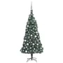 Árbol de Navidad artificial LEDs y bolas PVC&PE verde 120 cm de vidaXL, Arboles de navidad - Ref: Foro24-3077922, Precio: 74,...