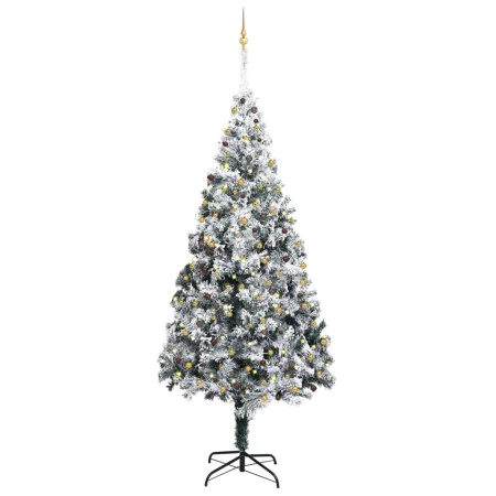 Christmas tree with LED lights, balls and green snow 400 cm by vidaXL, Christmas trees - Ref: Foro24-3077795, Price: 468,37 €...