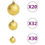 Christmas tree with LED lights, balls and green snow 400 cm by vidaXL, Christmas trees - Ref: Foro24-3077795, Price: 468,37 €...