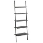 Inclined shelving unit with 5 shelves black 64x34x185.5 cm by vidaXL, Bookcases and shelves - Ref: Foro24-336378, Price: 84,5...