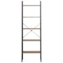 Free-standing shelf with 5 dark brown and black shelves 56x35x174 cm by vidaXL, Bookcases and shelves - Ref: Foro24-336368, P...