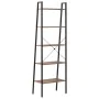 Free-standing shelf with 5 dark brown and black shelves 56x35x174 cm by vidaXL, Bookcases and shelves - Ref: Foro24-336368, P...