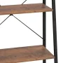 Free-standing shelf with 5 dark brown and black shelves 56x35x174 cm by vidaXL, Bookcases and shelves - Ref: Foro24-336368, P...