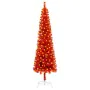 Schmaler Weihnachtsbaum mit roten LEDs 150 cm von vidaXL, Weihnachtsbäume - Ref: Foro24-3077999, Preis: 41,52 €, Rabatt: %