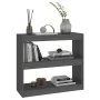 Gray pine wood shelf/space divider 80x30x71.5 cm by vidaXL, Bookcases and shelves - Ref: Foro24-808185, Price: 43,63 €, Disco...