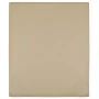 Taupe gray cotton jersey fitted sheet 90x200 cm by vidaXL, Bed sheets - Ref: Foro24-136220, Price: 13,25 €, Discount: %