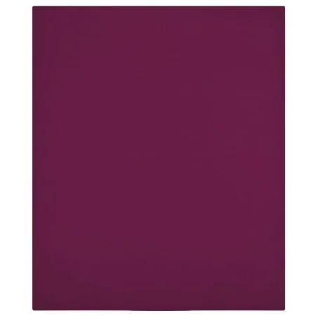 Jersey fitted sheets 2 pcs burgundy cotton 90x200 cm by vidaXL, Bed sheets - Ref: Foro24-136251, Price: 19,71 €, Discount: %