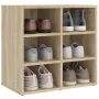 Sonoma oak shoe cabinet 52.5x30x50 cm by vidaXL, Lockers and storage cabinets - Ref: Foro24-808690, Price: 46,88 €, Discount: %