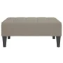 Reposapiés de terciopelo gris claro 78x56x32 cm de vidaXL, Otomanas - Ref: Foro24-337789, Precio: 94,69 €, Descuento: %