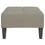 Reposapiés de terciopelo gris claro 78x56x32 cm de vidaXL, Otomanas - Ref: Foro24-337789, Precio: 94,69 €, Descuento: %