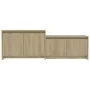 TV-Schrank aus Sonoma-Eichensperrholz, 146,5 x 35 x 50 cm von vidaXL, TV-Möbel - Ref: Foro24-809812, Preis: 73,63 €, Rabatt: %