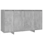 Betongraues Sperrholz-Sideboard 135x41x75 cm von vidaXL, Sideboards - Ref: Foro24-809597, Preis: 143,35 €, Rabatt: %