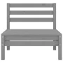 Garden furniture set 4 pieces solid gray pine wood by vidaXL, Garden sets - Ref: Foro24-3082524, Price: 218,86 €, Discount: %