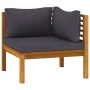 Garden furniture 3 pcs cushions solid acacia wood by vidaXL, Garden sets - Ref: Foro24-3086921, Price: 427,51 €, Discount: %