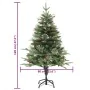 Weihnachtsbaum mit Lichtern und Tannenzapfen PVC PE grün 120 cm von vidaXL, Weihnachtsbäume - Ref: Foro24-3094555, Preis: 96,...