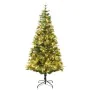 Weihnachtsbaum mit Lichtern und Tannenzapfen PVC PE grün 195 cm von vidaXL, Weihnachtsbäume - Ref: Foro24-3094557, Preis: 143...