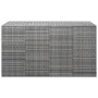 Garten Kissen Boot Rattan PE grau 194x100x103 cm von vidaXL, Aufbewahrungsboxen für den Außenbereich - Ref: Foro24-317234, Pr...