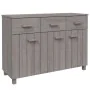 HAMAR sideboard solid light gray pine wood 113x40x80 cm by vidaXL, Sideboards - Ref: Foro24-340443, Price: 151,73 €, Discount: %