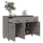 HAMAR sideboard solid light gray pine wood 113x40x80 cm by vidaXL, Sideboards - Ref: Foro24-340443, Price: 151,73 €, Discount: %