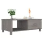 HAMAR coffee table solid light gray pine wood 100x55x35 cm by vidaXL, Coffee table - Ref: Foro24-340455, Price: 85,41 €, Disc...