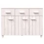 HAMAR sideboard solid white pine wood 113x40x80 cm by vidaXL, Sideboards - Ref: Foro24-340441, Price: 153,94 €, Discount: %