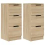 Sideboards 2 pcs Sonoma oak plywood 30x30x70 cm by vidaXL, Sideboards - Ref: Foro24-811158, Price: 95,81 €, Discount: %