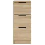 Sideboards 2 pcs Sonoma oak plywood 30x30x70 cm by vidaXL, Sideboards - Ref: Foro24-811158, Price: 95,81 €, Discount: %