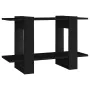 Black shelving/space divider 80x30x51 cm by vidaXL, Bookcases and shelves - Ref: Foro24-811593, Price: 28,19 €, Discount: %