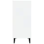 Glossy white engineered wood sideboard 90x34x80 cm by vidaXL, Sideboards - Ref: Foro24-812507, Price: 108,78 €, Discount: %