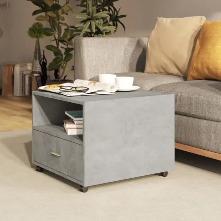 Concrete gray plywood coffee table 55x55x40 cm by vidaXL, Coffee table - Ref: Foro24-810930, Price: 63,65 €, Discount: %