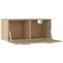 Wandschrank aus Sonoma-Eichenholzwerkstoff, 80 x 35 x 36,5 cm von vidaXL, Regale und Regale - Ref: Foro24-812927, Preis: 54,4...