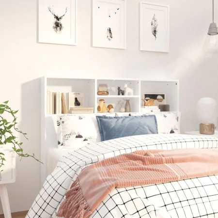 White headboard furniture 120x19x103.5 cm by vidaXL, Headboards and footboards - Ref: Foro24-811853, Price: 57,14 €, Discount: %