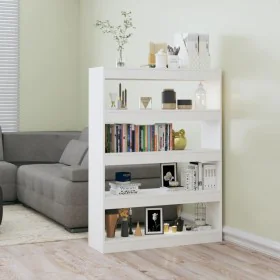 Shiny white shelf/space divider 100x30x135 cm by vidaXL, Bookcases and shelves - Ref: Foro24-811760, Price: 72,33 €, Discount: %