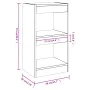 Concrete gray shelving/space divider 40x30x72 cm by vidaXL, Bookcases and shelves - Ref: Foro24-811605, Price: 35,26 €, Disco...